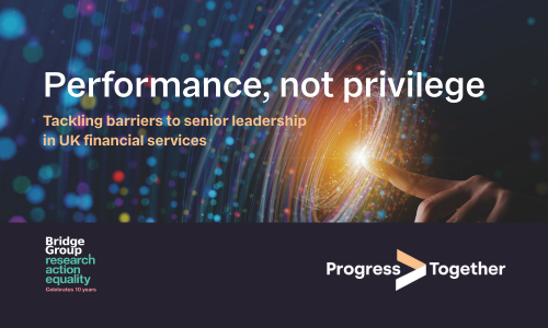 Press release: Performance, not Privilege